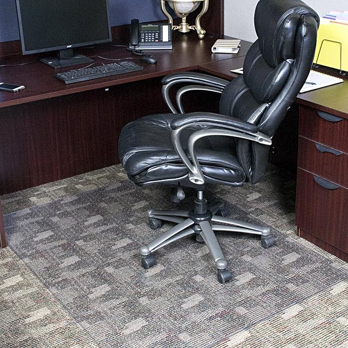 Dimex Office Chair Mat for Low‑Pile Carpet – 46" x 60" Clear Desk Floor - Image 2