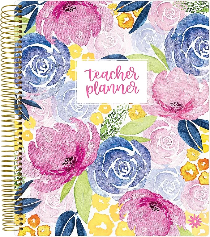 bloom daily planners Undated Academic Year Teacher Planner & Calendar by bloomdailyplanners