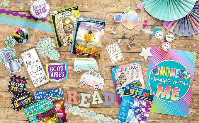 Teacher Created Resources Rustic Wood Better Than Paper Bulletin Board Roll - Image 3