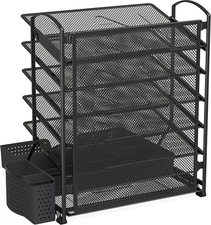 Simple Houseware 6-Tier Desk Document File Tray Organizer - Image 5