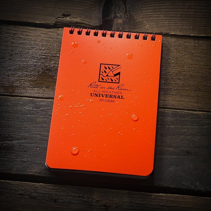 Rite in the Rain Weatherproof Top Spiral Notebook, Universal Pattern, 3 Pack - Image 12