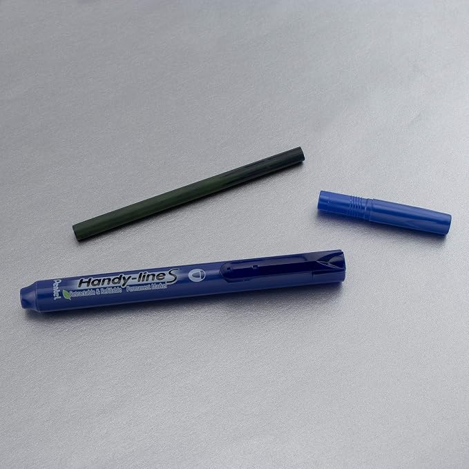 Handy-Line S Pentel Retractable and Refillable Permanent Marker, Chisel Tip - Image 6