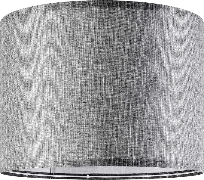 Gray Large Drum Lamp Shades for Floor Lamps Table Lamp Farmhouse Lamp Shade 16" - Image 6