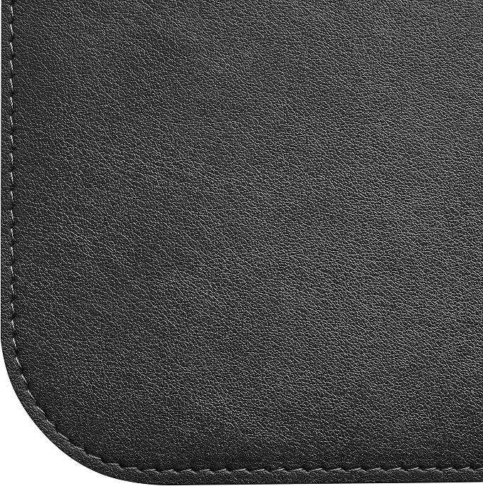 Gallaway Leather Desk Mat, Office Writing Desk Pad, Large 36" x 17" Black - Image 9