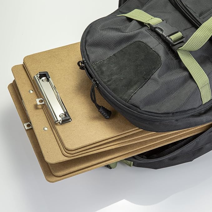 Officemate Recycled Legal Size Wood Clipboard, Low Profile Clip, 12 Pack - Image 5