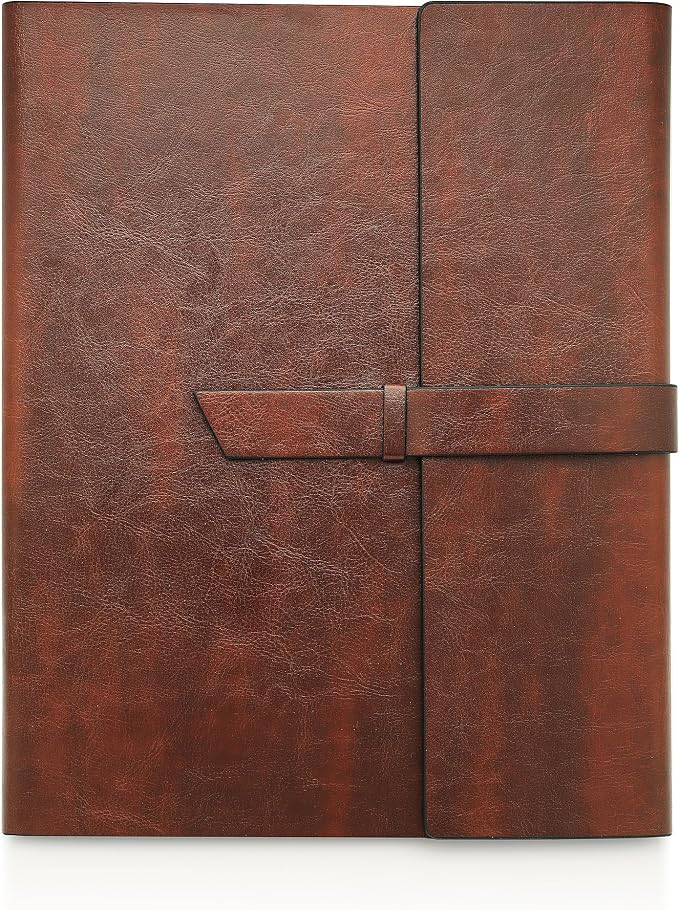 GALLAWAY LEATHER Padfolio Portfolio Folder – Slim Portfolio Folio Organizer - Image 5