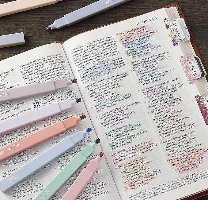 Mr. Pen- Aesthetic Highlighters No Bleed, 16 Pack, Morandi Colors | Chisel Tip - Image 4