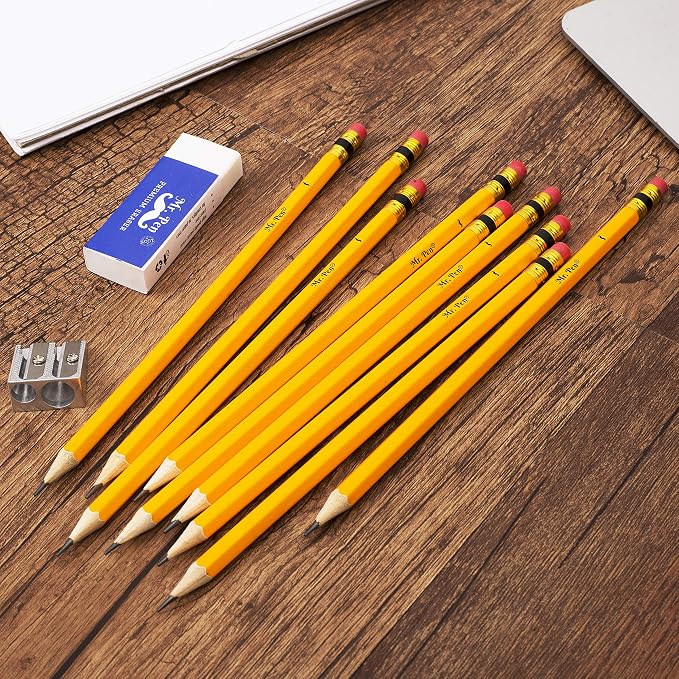 Mr. Pen- Pre-sharpened #2 HB Pencils, 12 Pack, Double-Hole Metal Sharpener | - Image 5