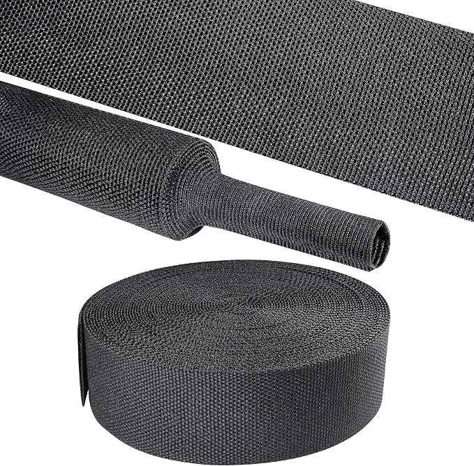 2 in 1 Heat Shrink Braided Sleeving Fabric Tubing-Ideal fit Irregular Shape by Sunnarepoon