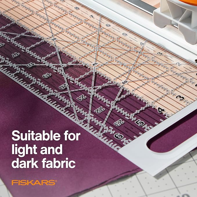 Fiskars Rotary Cutter and Ruler, Quilting Ruler, Rotary Cutter - Image 5