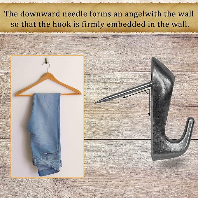Push Pin Picture Hangers, Decorative Picture Hooks - Image 3
