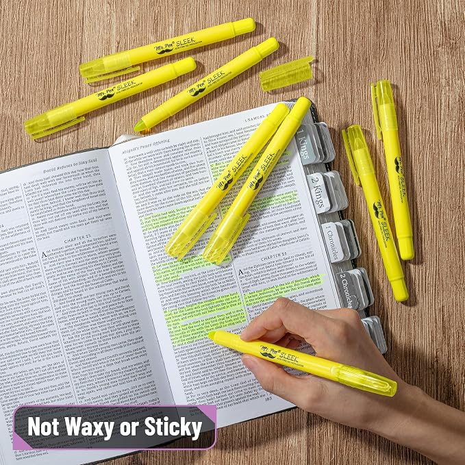 Mr. Pen- No Bleed Gel Bible Highlighters - Image 6