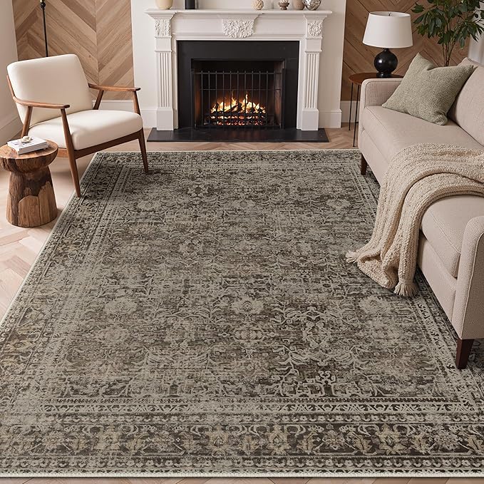 GENIMO 8x10 Area Rug Machine Washable Boho Rug - Image 2