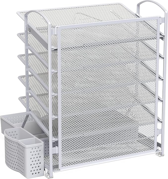 Simple Houseware 6-Tier Desk Document File Tray Organizer - Image 5