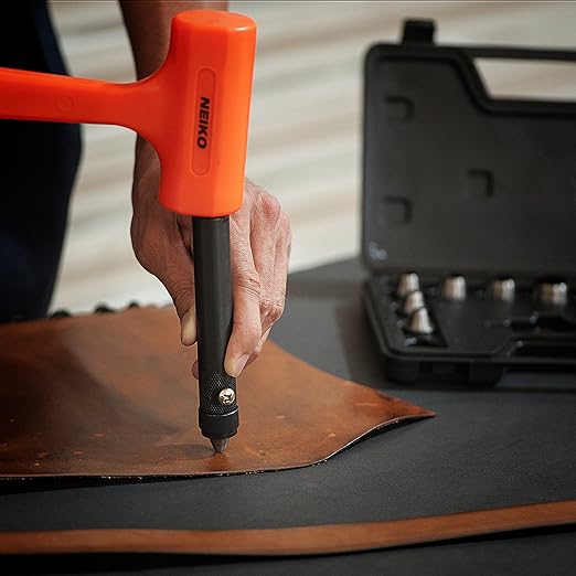 NEIKO 02614A Interchangeable Large Hollow Hole Punch Tool Set, 10 Piece - Image 6