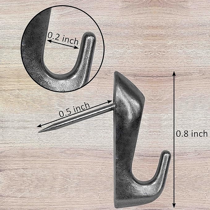 Push Pin Picture Hangers, Decorative Picture Hooks - Image 4