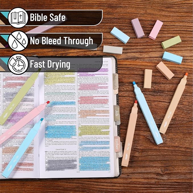 Mr. Pen- Aesthetic Highlighters No Bleed, 8 Pack, Cute Highlighters Assorted - Image 4