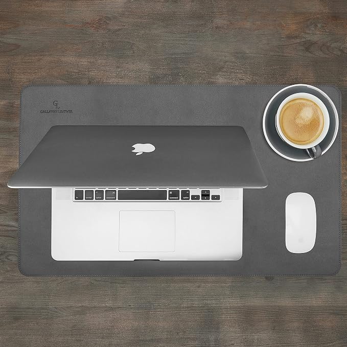 Gallaway Leather Desk Mat, Desk Writing Pad - Image 7