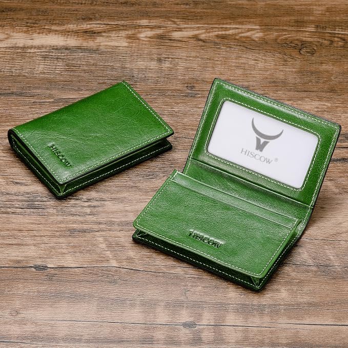 Leather Business Card Case Holder - Image 2