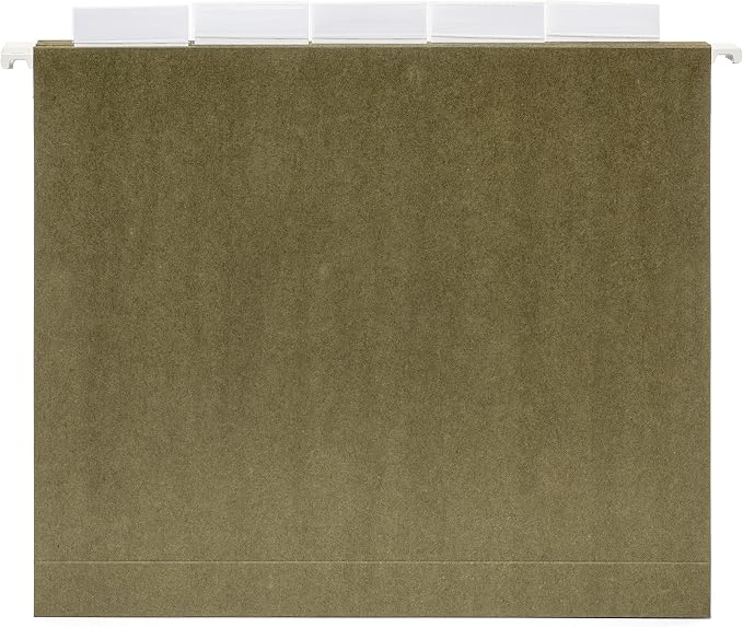 50 Extra Capacity Hanging File Folders, Heavy Duty Expanding Hang Folders - Image 7