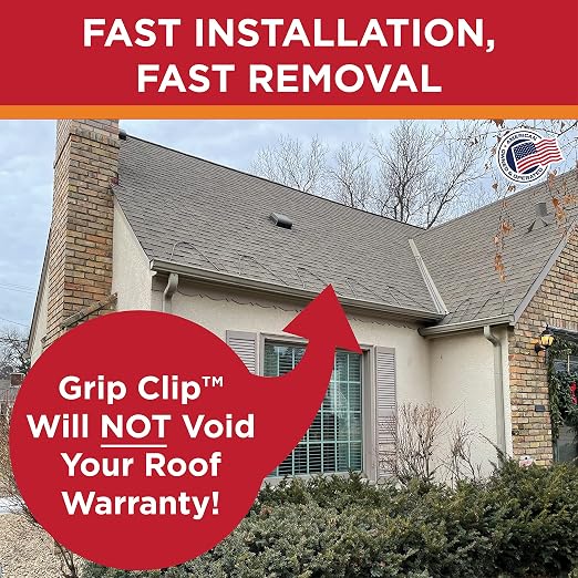 Grip Clip Roof Clips, Safe for Heat Tape, Electric Cable & Roof Heat Cable - Image 8