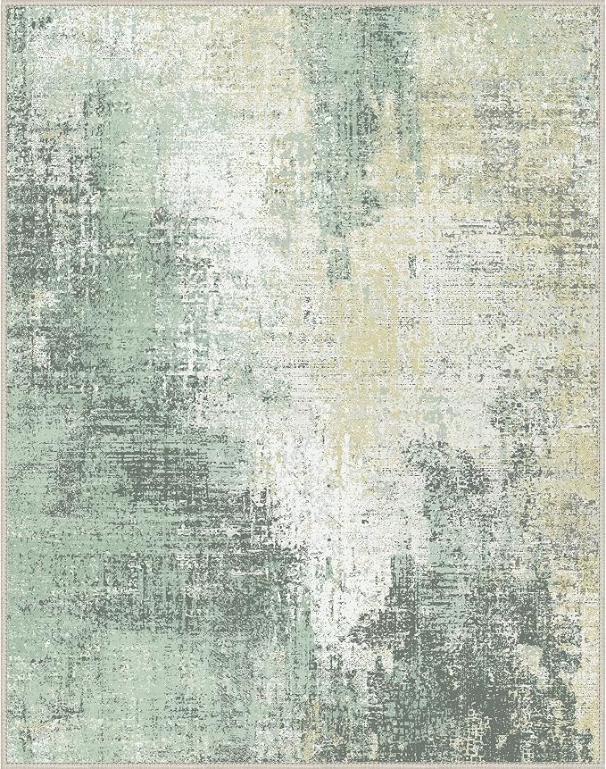GENIMO Washable Area Rugs for Living Room, 8x10 Modern Non Slip Rugs, Low Pile - Image 9